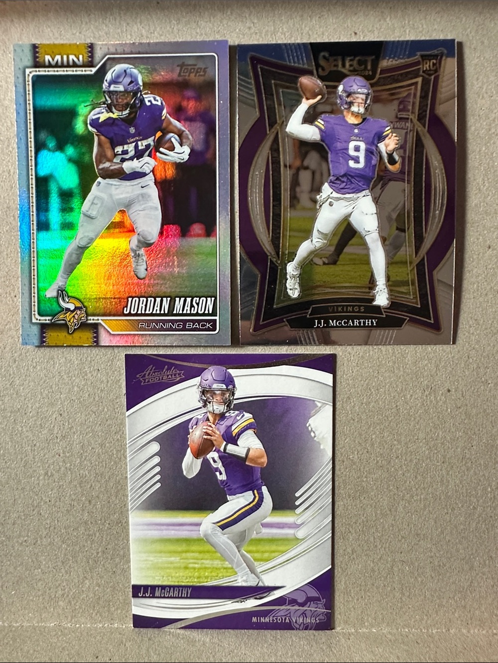 Justin Jefferson Vikings lot of 19 +Jordan Addison Rookie/Kyler Murray/Hockenson - Picture 8 of 11